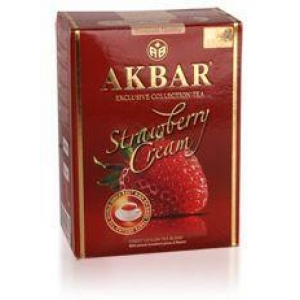 Чай Akbar Exclusive Strawberry Cream 100г